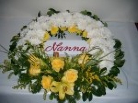 Dedicated Floral Wreath