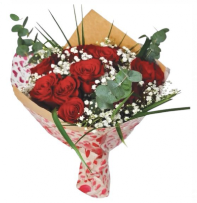 12 Roses bouquet - Celebrate love and sustainability with this elegant Eco-Friendly Red Rose Bouquet. Featuring twelve vibrant red roses delicately paired with the timeless beauty of limonium, a natural and locally grown dried flower, this bouquet is a thoughtful choice for those who value both elegance and eco-consciousness. Accented with limonium, eucalyptus, and other lush greenery, it radiates charm and sophistication.

The bouquet is wrapped exclusively in eco-friendly materials, using beautifully designed paper with no plastic, making it a sustainable choice for the environmentally conscious client. Its thoughtful presentation is not only stylish but also reduces waste, ensuring your gift is as kind to the planet as it is meaningful to the recipient.

 

Perfect for romantic gestures, special occasions, or simply brightening someone’s day, this bouquet combines timeless beauty with a modern commitment to sustainability. Share your love with a bouquet that speaks to both the heart and the environment.