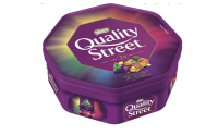 Quality Street 550g - Enjoy a classic festive favourite with the iconic Quality Street® purple tin.This collection offers a colourful mix of individually wrapped chocolates, toffees, and fruity creams—perfect for sharing or savouring on your own. Each sweet is made with smooth chocolate or rich buttery toffee, giving you a delicious variety in every tin. Beautifully presented and ideal for gifting during the holidays or any special occasion, it remains a timeless treat everyone loves.