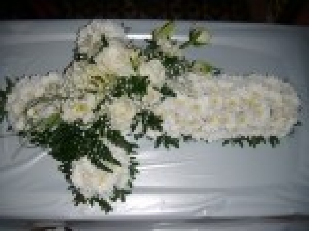 Superior Funeral Cross | The Flower Shop Malta